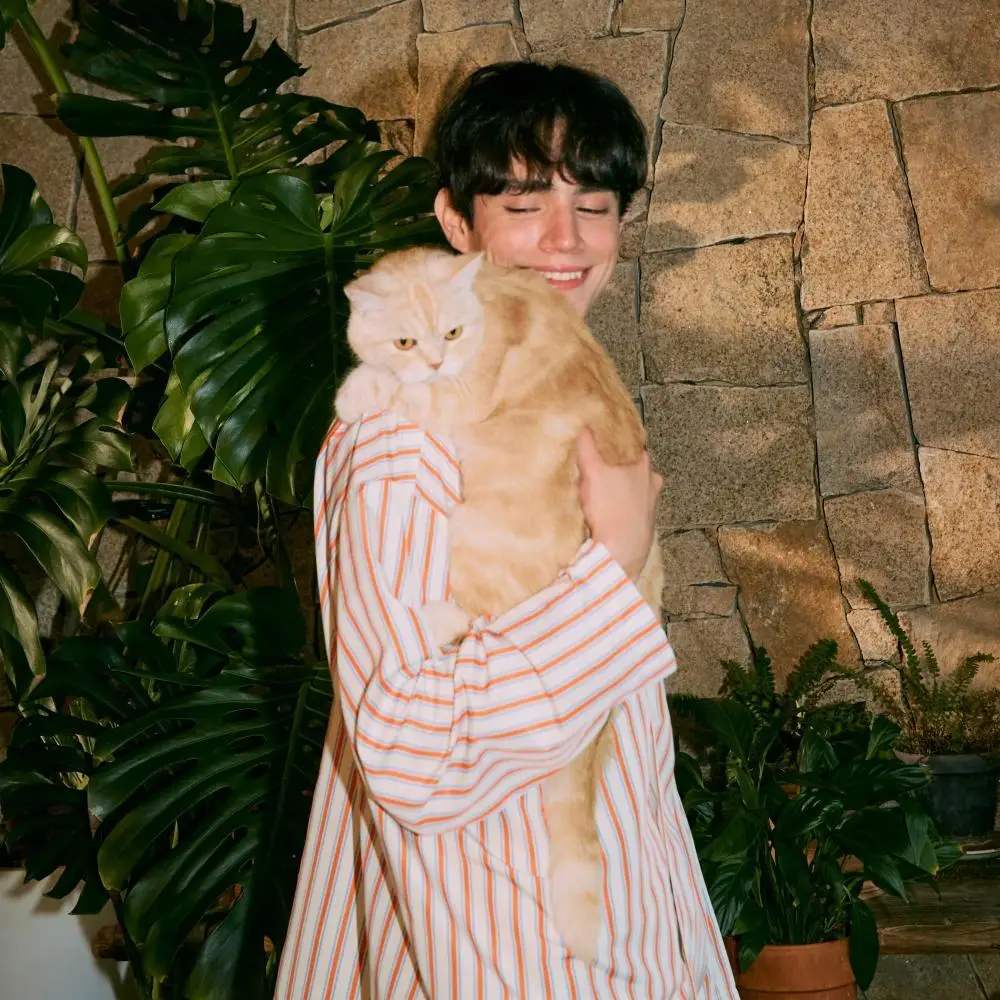 Furless pajamas[Long] - Orange Stripe 상세페이지 9